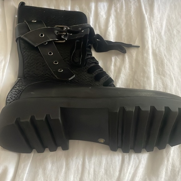 HENRY BEGUELIN Leather Sport Boot Argento Size 36!6 - Picture 6 of 11